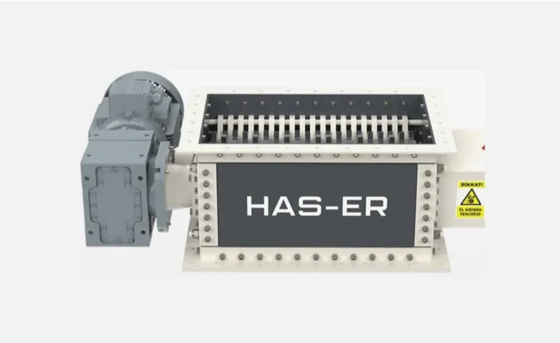 Beyaz gövdeli HS Shredder parçalayıcı